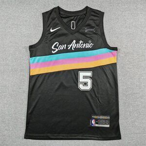 Castle #5 Basketball Jersey – Black Retro Style Sports Jersey – Unisex Mesh Tank